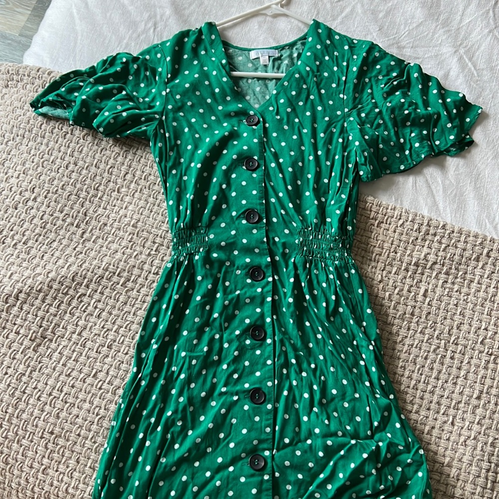 Green dress XXS
